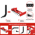 thumbnail image 1 of Heavy Duty 18 Inch Tractor Box Blade Shank, 4 Adjustable Holes with Removable Cutter Point, Scarifier Tooth for Digging Grading Plowing, Multi Piece Set, 1 of 7