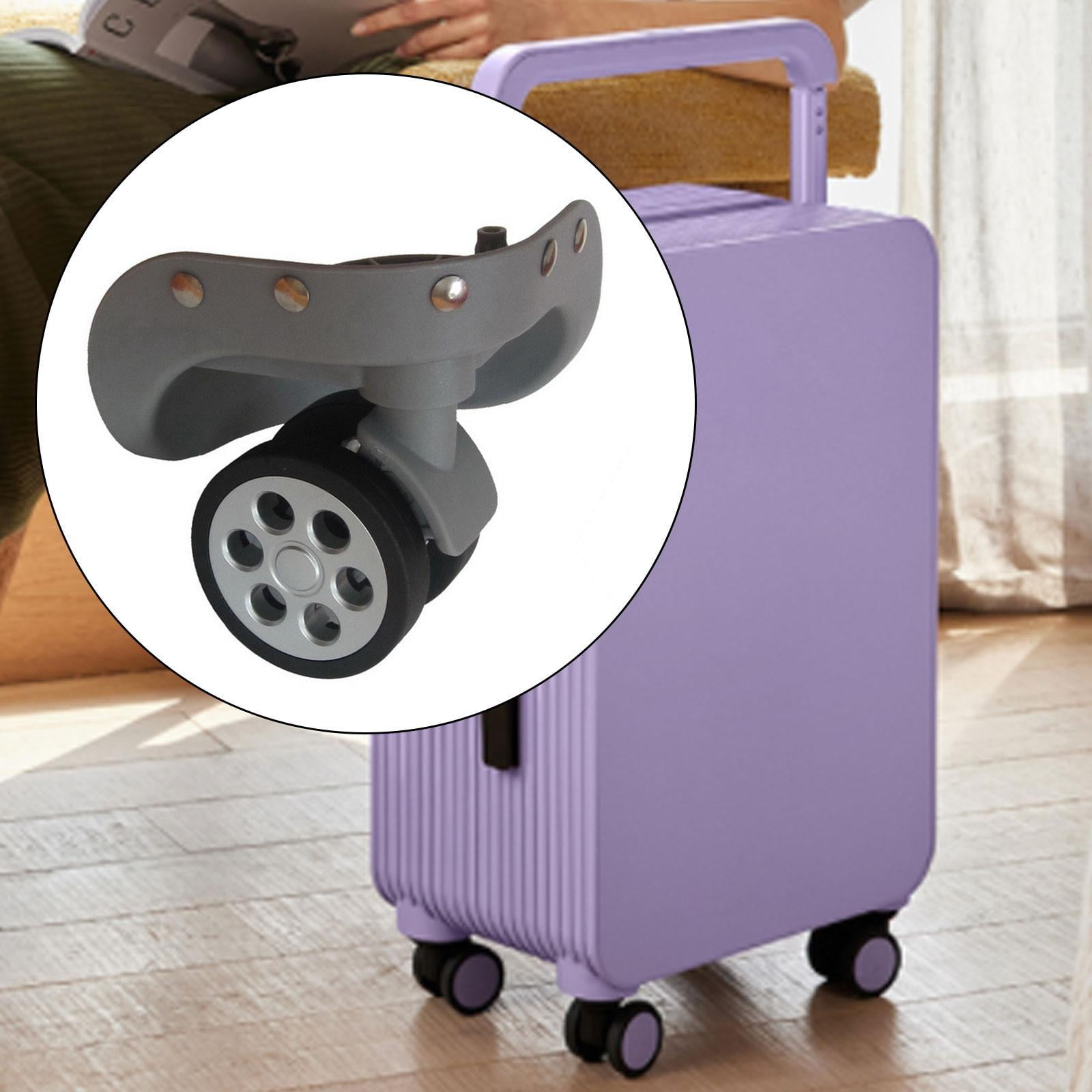 2 Pieces Luggage Wheels Suitcase Wheels Repair Parts 360 Swivel for Travel Luggage Trolley Cases