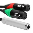 thumbnail image 4 of 6.35 to XLR Audio Cable, XLR Audio Connecting Cable, All Copper Wire Core Durable for Power Amplifier, 4 of 7
