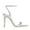 Silver, variant on Fesfesfes Womens Platform Heels Women's Casual Sandals Fashion Party Bright Heels 6(37)