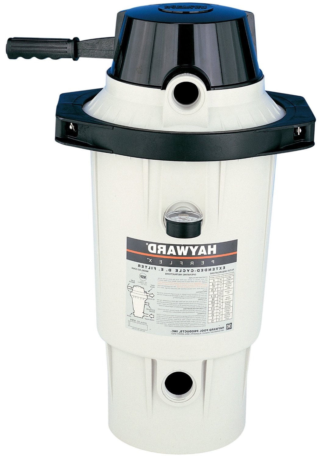 Hayward Perflex ExtendedCycle D.E. Pool Filter
