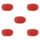 thumbnail image 2 of Injueey Suéter de hilo de ganchillo bufanda guantes ropa de bebé manualidades regalos cómodo duradero juego de ovillos artes 4-Ply Starter 20 rojo brillante 5Conjunto, 2 of 6