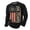 Black, variant on Mens 250th Anniversary Usa Shirt Usa Flag Print Elastic 4th Of July Shirt Tapered Fit Independence Day Top
