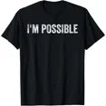 thumbnail image 1 of ALVORD T-Shirt Unisexe I'M Possible Motivational Say P-5TG, 1 of 4