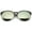 Black-Silver / Green Mirror, variant on sunglassLA Unisex Double Nose Bridge Metal Trim Mirror Lens Round Cat Eye Sunglasses 55mm (Purple-Silver / Purple Mirror) - 55mm