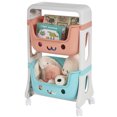 thumbnail image 3 of neatfreak! kids 2-Tier Rolling Storage Cart, Plastic, 3 of 10