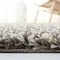 thumbnail image 5 of SAFAVIEH Hudson Shag Jadyn Striped Area Rug, Grey/Ivory, 4' x 6', 5 of 8