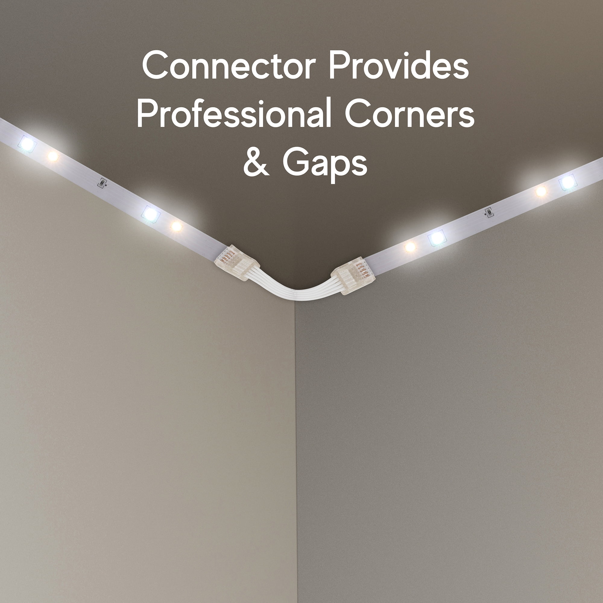 (4 pack) Xtreme Lit 100ft Indoor LED Strip Lights Kit, Multicolor LED Lights for Bedroom, Cuttable, Remote Control