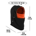 thumbnail image 4 of Children Balaclava Fleece Windproof Ski Mask, iClover Child Cold Weather Face Mask Motorcycle Neck Warmer or Tactical Balaclava Hood for Snowboard Cycling Outdoors Sports Unisex - Orange, 4 of 7