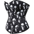 thumbnail image 3 of Corsets pour Femmes Bustiers Gothiques Classiques Top Grande Taille, 3 of 6