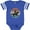 Football Blue and White, variant on Inktastic Rodeo Team Roping Cowboy Boys or Girls Baby Bodysuit