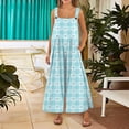 thumbnail image 6 of Valentine's Day Women's Overalls Cute Heart Print Sleeveless Straight Leg Jumpsuits Long Valentines Rompers with Pockets, 6 of 6