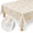 70" x 52" (Rectangular), variant on 52" Round Reusable Vinyl Cushioned Dining Table Pad Protector