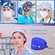 thumbnail image 3 of Paquete De 4 Gorros De Trabajo Para Enfermera, Servicio Prolongado, Color Puro, Botón Pulido Opaco, Gorros De Trabajo Multifuncionales Unisex, Uniformes De Trabajo Noticed AP008643-38, 3 of 5