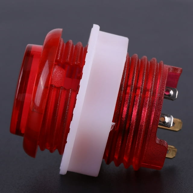 Type Design Arcade Game Parts, LED Durable Arcade LED Buttonn, High Definition Transparent For Metal Panel Wooden Console