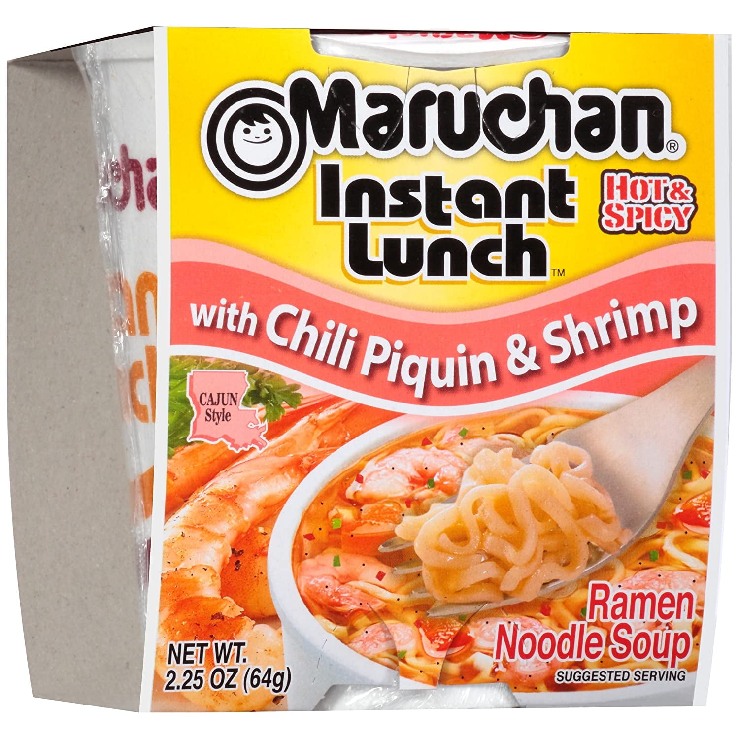 Maruchan Instant Lunch Chili Piquin & Shrimp, 2.25 oz (Pack of 24)