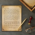 thumbnail image 2 of Juvale Lined Stationery Paper - 8.5 x 11 In, Brown, 96 Sheets - Paper & Inkjet & Laser Printer Compatible - Antique Border & Aged Lined Sheets, 2 of 8