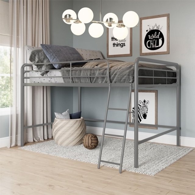 DHP Jett Junior Full Metal Loft Bed