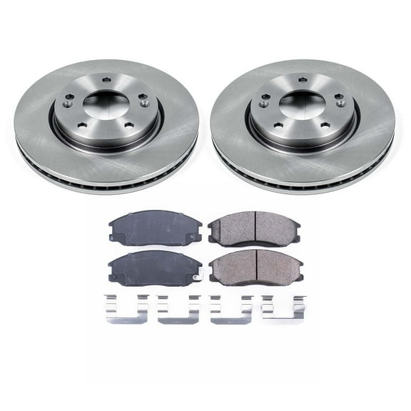 Ultimate Brakes Front Ceramic Brake Pad and Rotor Kit with Hardware WM80793