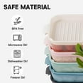 thumbnail image 4 of Food Storage Containers Set - BPA Free Plastic Containers with Easy Lock Lids Set of 5 (Total 10 Pieces), Microwave Dishwasher Safe, Kitchen Pantry Organization (Pink), 4 of 5