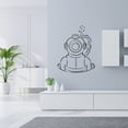 thumbnail image 3 of Professional Scuba Diver Scuba Dive Gear Full Set Scuba Diving Gear Silhouette Vinyl Wall Art Wall Sticker Wall Decal Home Underwater Activity Wall Décoration Design Wall Décor Decal Size (20x18 inch), 3 of 3
