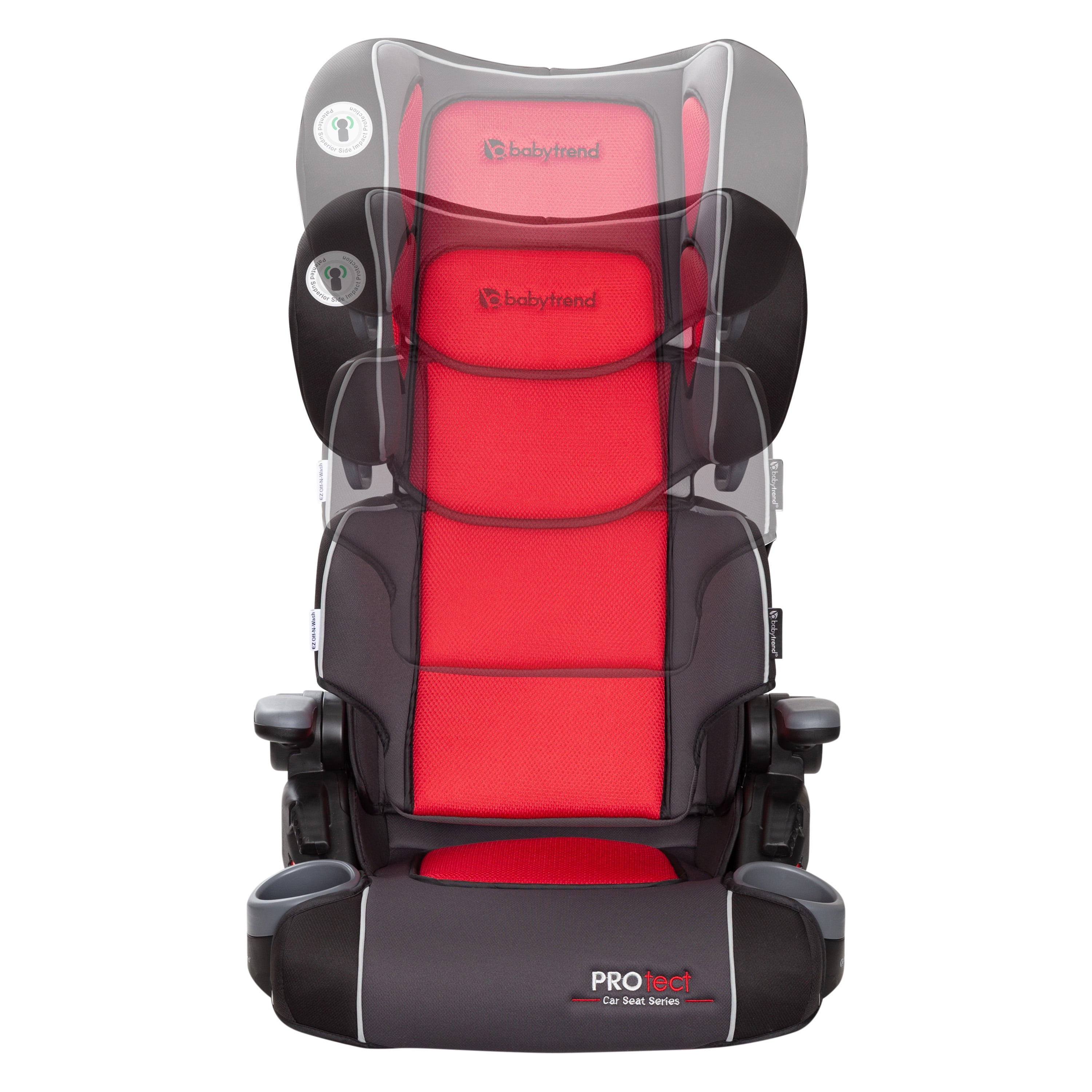 baby trend red and black car seat