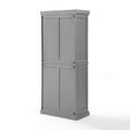 thumbnail image 6 of Kitchen Pantry Cabinet - Large Storage, Adjustable Shelves - Distressed Gray Finish, 6 of 7