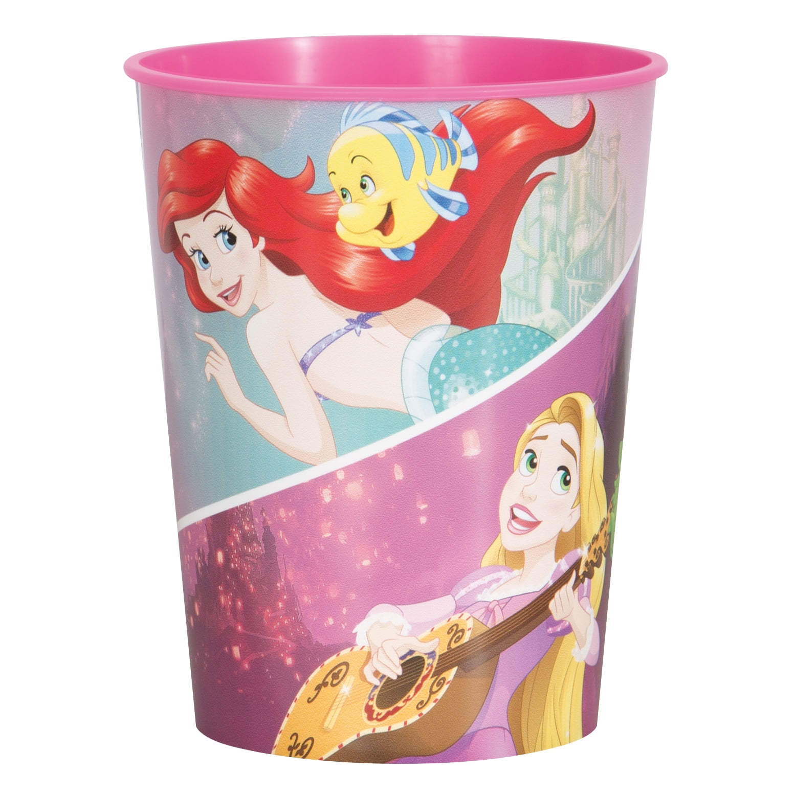 Disney Princess Plastic 16oz Cups, 4ct 