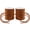 Brown 2Rolls, variant on 100 Yards Multicolored Flat Leather String Cord, Suede Ribbon for Jewelry Making, Boots, Faux Leather Strips for Bracelets,Necklaces(Brown)