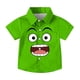 thumbnail image 3 of Las Niñas Serán Niñas Bruja Camisa Linda Impresión con Bolsillo Camisa de Manga Corta Casual para los Niños Camisa de Vestido de Manga Corta, 3 of 8