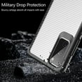 thumbnail image 6 of Case for Samsung Galaxy S20 5G, Carbon Fiber Design [Military Grade Protection] Heavy Duty Shockproof Protective Case, Anti-Scratch Ultra Thin Cover for Galaxy S20, Translucent, 6 of 13