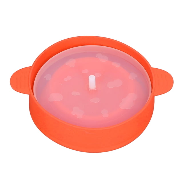 Microwave Popcorn Popper, Silicone Popcorn Maker Machine Collapsible Popcorn Bowl with Lid Handle No Oil Required for Home Kitchen Microwave Oven