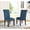 Blue, variant on Button Tufted Finish / Functional and Stylish Dining Seating