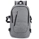 thumbnail image 1 of Mochila ligera gris con contraseña para estudiantes y aventuras al aire libre Mochila de viaje segura, 1 of 8