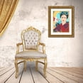 thumbnail image 3 of Vess, June Erica 19x24 Gold Ornate Wood Framed with Double Matting Museum Art Print Titled - Fridas Garden II, 3 of 4