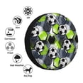 thumbnail image 5 of Gaeub Football 14-17in Tire Cover, Spare Tire Cover, for Camper Caravan, Trailer, Car, Truck, SUV, Jeep - 15 inch, 5 of 9
