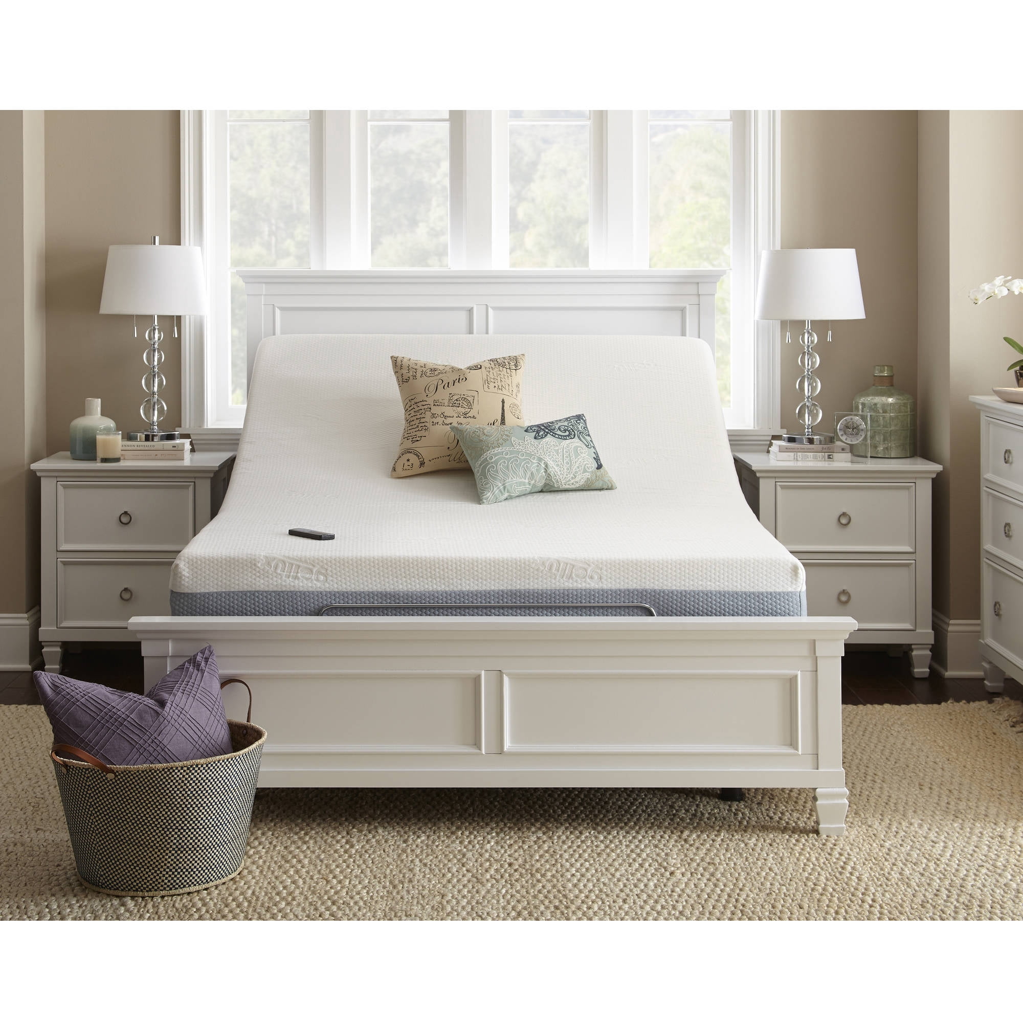 Premier Adjustable Wireless Flex Bed Base Foundation Frame, Multiple Sizes