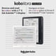 thumbnail image 2 of eReader Kobo Libra Colour de 7 pulgadas, antideslumbrante, impermeable, negro, 2 of 9