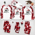 thumbnail image 6 of Nmnitkp Christmas Pajamas for Family Add Festive Atmosphere Family Christmas Pajamas Matching Sets PJ's Sleepwear Printed Top and Plaid Pants with Pockets Family Christmas Pajamas Matching Sets, 6 of 6