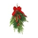thumbnail image 4 of Guirnaldas navideñas con forma de lágrima,Guirnaldas navideñas con forma de lágrima para decorar la puerta,Corona rústica para puerta de entrada con lazo para festival,Guirnalda de Pequeño, 4 of 8
