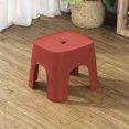 thumbnail image 5 of Tahtuvzn Home Living Room Furniture Plastic Mini Stool for Thickened Bathroom Shoe Changing Sturdy and Lightweight, Gifts for Women, Red, 5 of 6