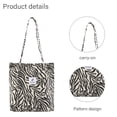 thumbnail image 4 of Bolso de mano de pana para mujer, bolso de pana para mujer, bolso de hombro reutilizable, bolso de hombro para compras, oficina, escuela, viajes, 4 of 5