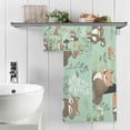 thumbnail image 5 of Coolnut Cute Fox Animal Bath Towels Set,2 Piece Pure Cotton Ultra Soft High Absorbent Quick Dry Towel Set,1 Bath Towels, 1 Wash Cloths Wash cloth, 5 of 7