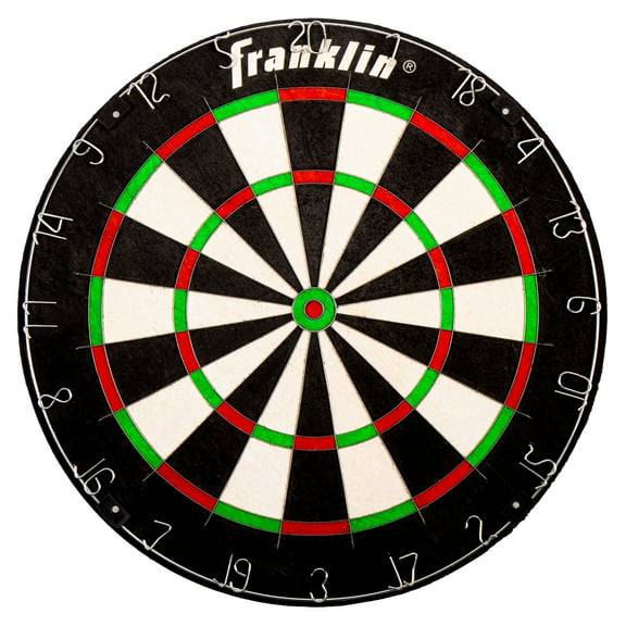 Franklin Sports Bristle Dartboard - 18" - Steel Tip Darts
