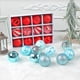 thumbnail image 2 of Conjunto de adornos colgantes para árbol de Navidad Inteprter 12 bolas de 6 cm rojo, 2 of 6