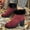 Wine, variant on Women’s Chunky High Heel Ankle Booties Slip On Round Toe Mid Heel Short Booties Platform Chelsea Ankle Boots Shoes Wine 9(42)