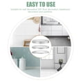 thumbnail image 2 of AURARMLET 3Pack Diagonal Design Caulking Tape Seam Stickers Silver for Kitchen, 2 of 8