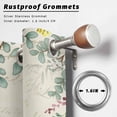 thumbnail image 2 of Outdoor Curtains for Patio Waterproof, Spring Easter Outdoor Privacy Panels Grommet, Rabbits Eggs Eucalyptus Branches Flowers Blackout Outside Curtains for Porch/Cabana 54"x108", 2 Panels, 2 of 8
