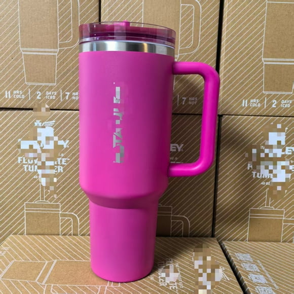 40oz Stanley Stainless Steel Car Cup With Handle Insulated Travel Mug