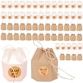thumbnail image 2 of CHUANK 200Pcs Kraft paper candy boxes  brown+white, 2 of 6